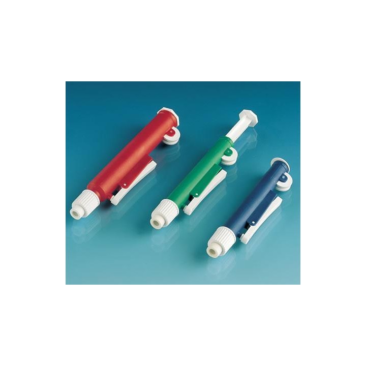 Pipettierpumpe für Pipetten bis 10 ml mit Ablaufventil grün