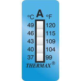 Thermax 5 Level Streifen 40x15 mm Messbereich +132 bis +154°C VE 10 St.