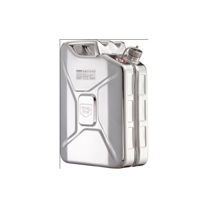 Safety canister with screw cap pressure control valve stainless steel 20L