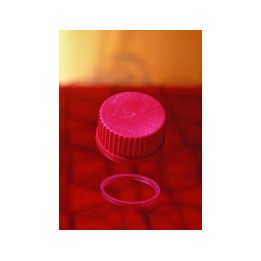 DURAN® GL45 Ausgießring ETFE rot, 10 Stck. | Hornik