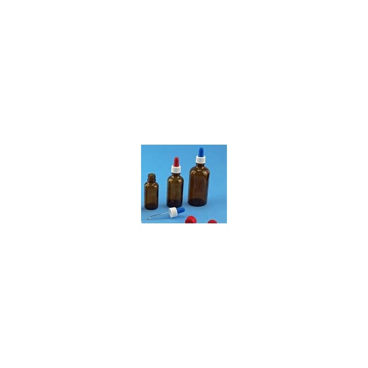 Pipettenmontur aus Schraubkappe Saughütchen und Glaspipette für 100 ml Flaschen VE 100 Stck.
