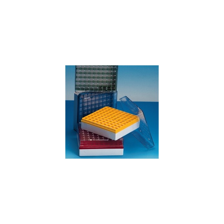 Kryobox PC rot 9x9, autoklavierbar | Hornik