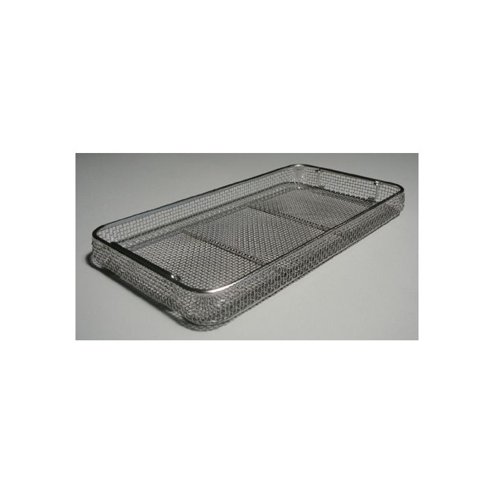 Wire basket 480x250x50 mm, stainless steel | Hornik