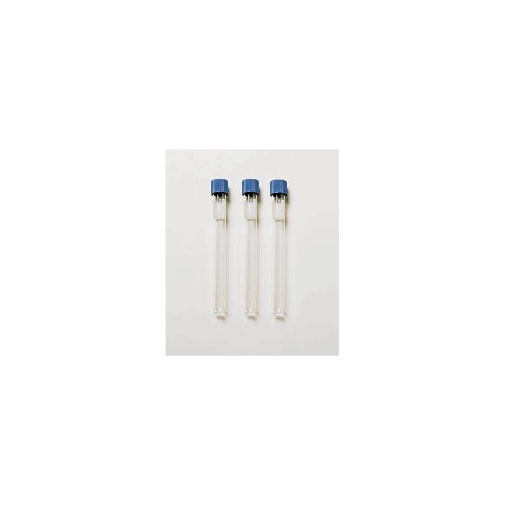 Culture tube 150x25 Boro 3.3 glass with Plastic-screw cap Pack 100 pcs.