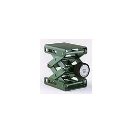 Laborhebebühne Swiss Boy 100 50x40 mm 31…93 mm grün Al eloxiert max. 20 kg
