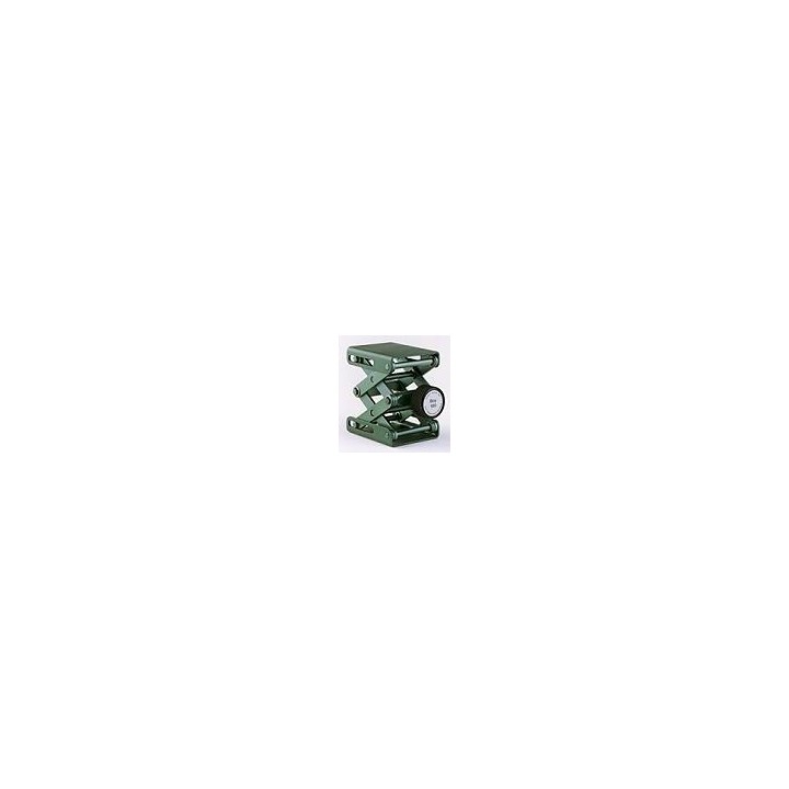 Podnośnik Swiss Boy 100 powierzchnia 50x40 mm wysokość 93/31 mm zielony Al max. 20 kg