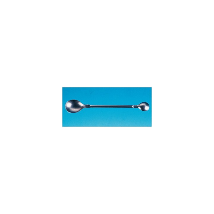 Chemikalienlöffel doppelseitig, 18/10 Stahl, 150 mm | Hornik