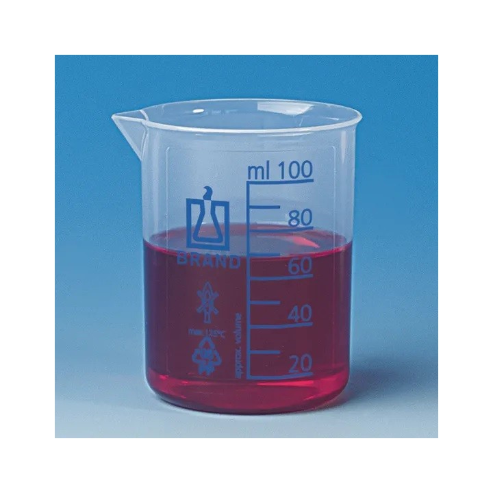 Messbecher 250 ml PP, blaue Teilung | Hornik