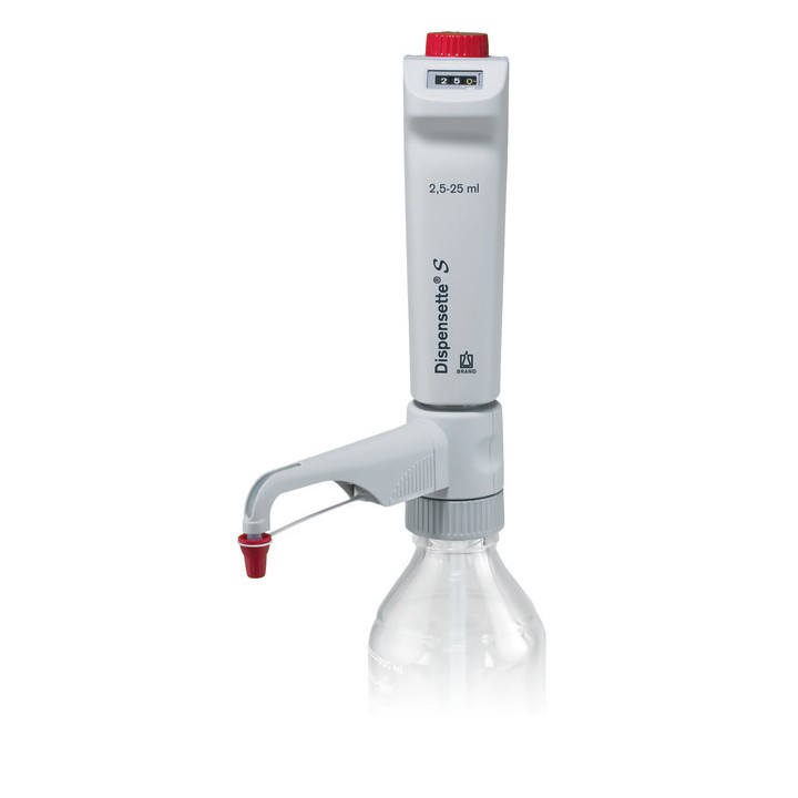 Dispensette S Digital 2,5–25 ml bez zaworu recyrkulacji | Hornik