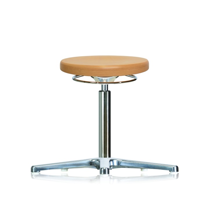 Drehhocker WS 3089.10 bis 175kg, Holzsitz | Hornik
