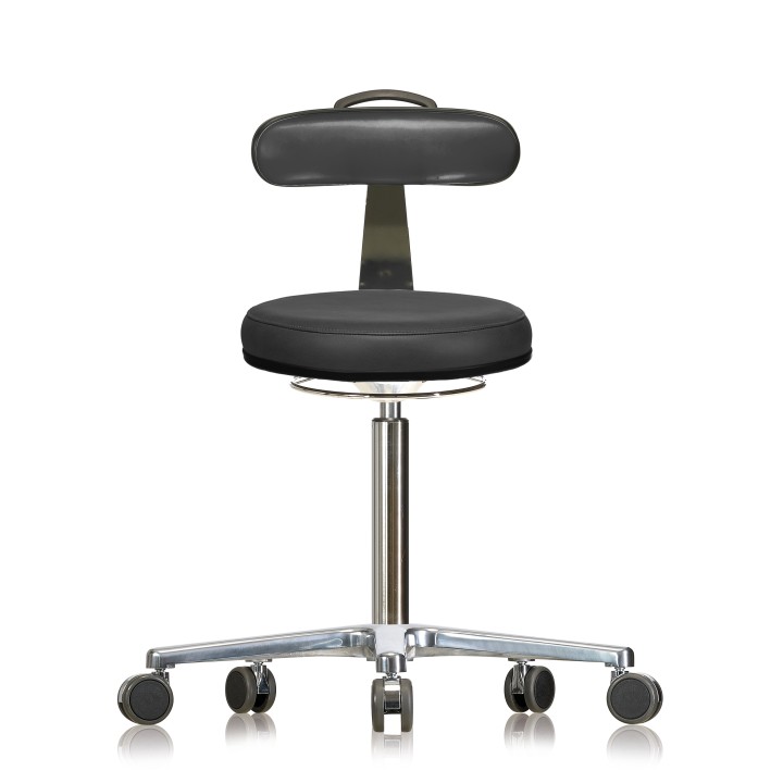 WS 3320 KL RL (V) Swivel Stool, Synthetic Leather | Hornik