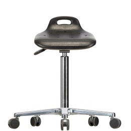 Drehhocker WS 4021 CLASSIC, PUR, 485-630mm, schwarz | Hornik