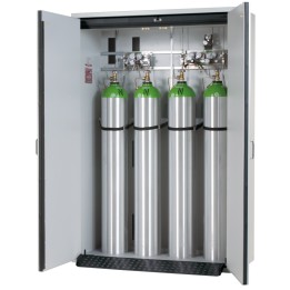 Gas cylinder cabinet G30.205.140 light grey | Hornik