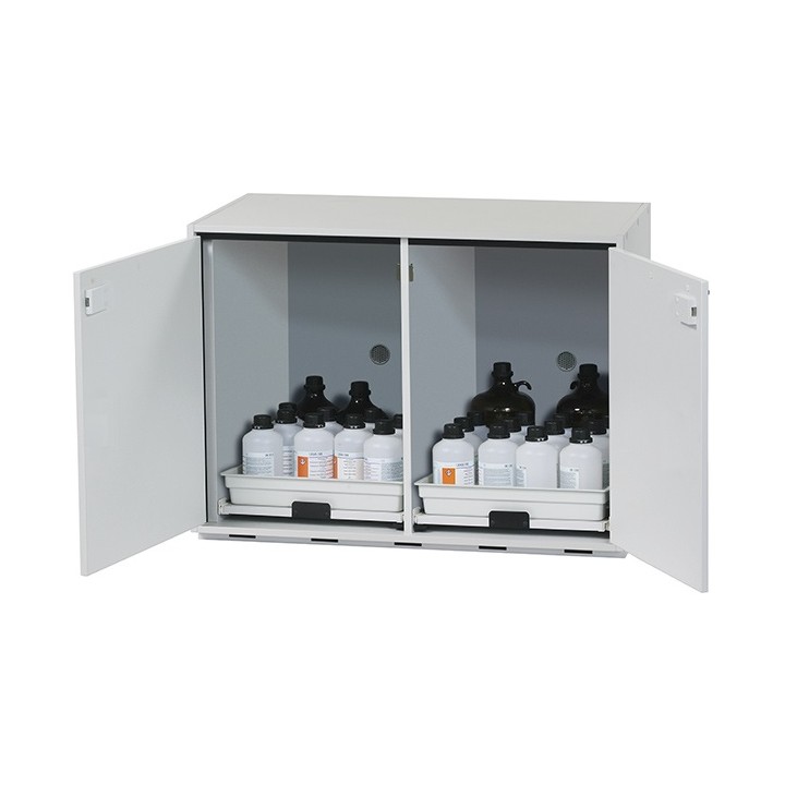 Acid and Alkali Cabinet SL.080.110.UB.2T, light grey | Hornik
