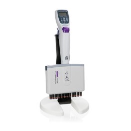 Transferpette-12 electronic DE-M 50–1250 µl with stand | Hornik