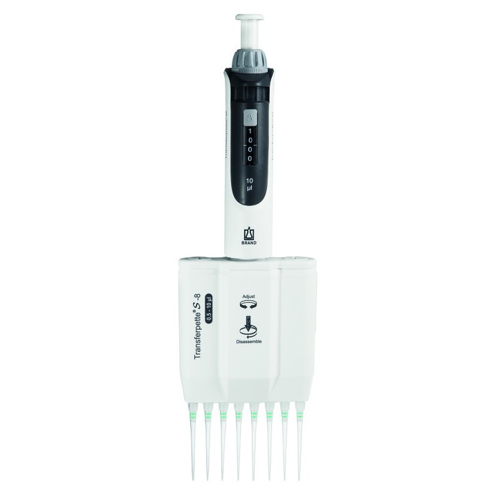 Transferpette S-8 Variable DE-M 0,5-10 µl | Hornik