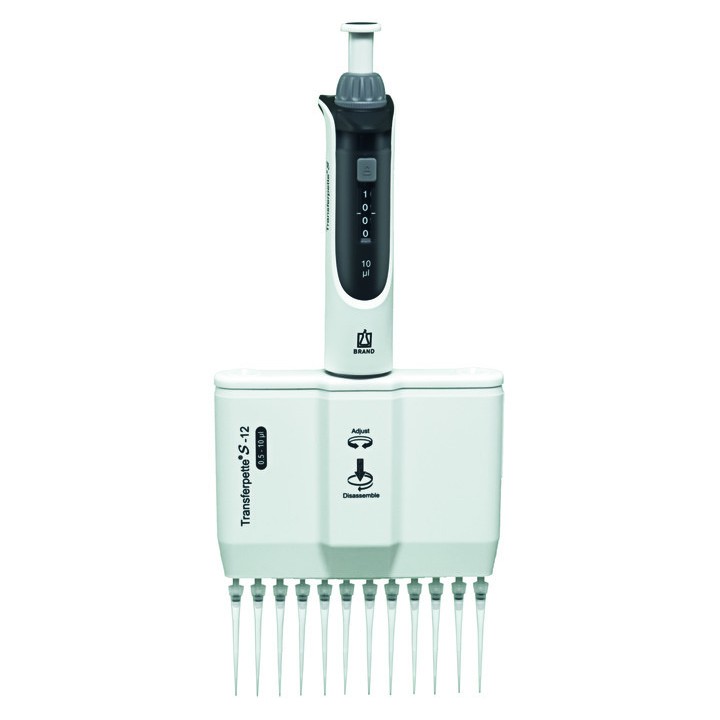 Transferpette S-12 Variabel DE-M 0,5–10 µl | Hornik