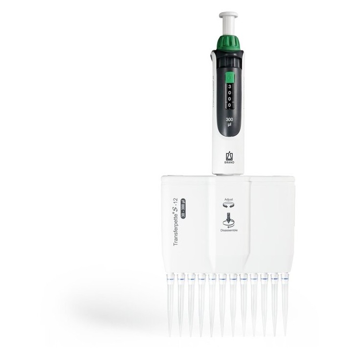 Transferpette S-12 Variable 30-300 µl DE-M | Hornik