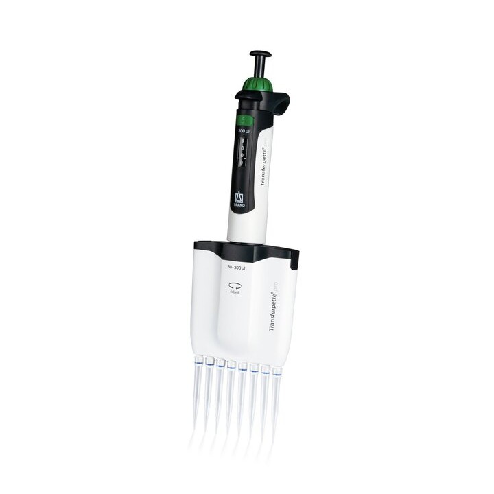 Transferpette pro-8 30-300 µl DE-M multichannel pipette | Hornik