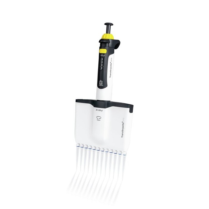 Transferpette pro-12 DE-M, 5 - 50 µl multichannel pipette | Hornik
