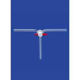 3-way stopcocks acc.to Czako PFTE Duran NS14,5 bore 2,5 mm
