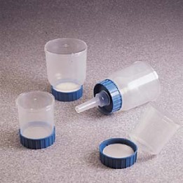 Analysen-Filtertrichter 100 ml PP CN-Membrane 0,45 µm steril graduiert Dichtung VE 50 Stck.