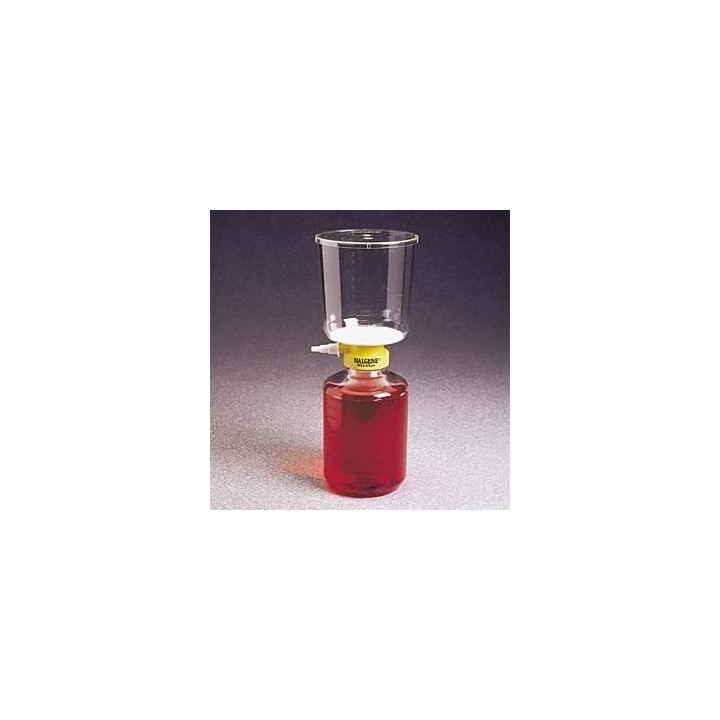 Sterilfiltrationsgerät 1000/1000 ml PS SFCA-Membrane 90 mm 0,45 µm steril graduiert VE 12 Stck.