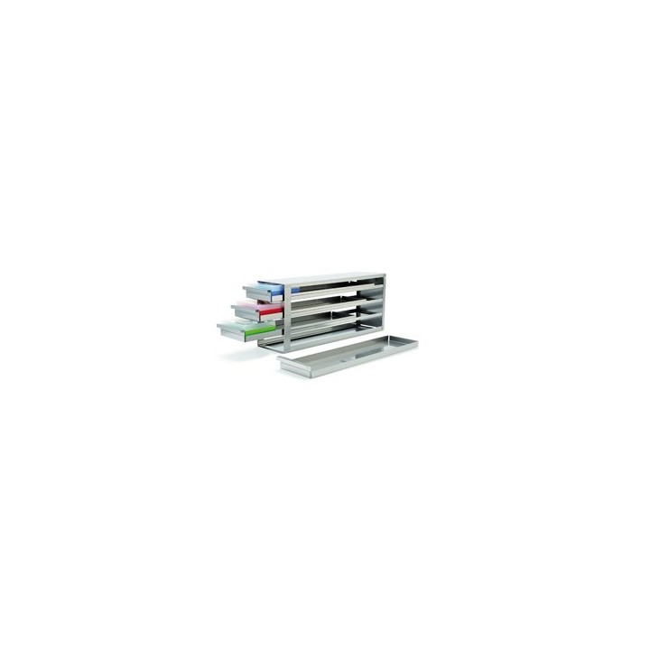 Schubladengestelle aus Edelstahl 570 x 144 x 280 mm | Hornik