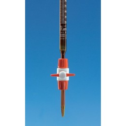 Compact burette 25 ml, Boro 3.3, PTFE | Hornik