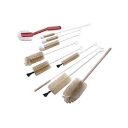 10 Laboratory brushes in set 10..80 mm plastic coated wire
