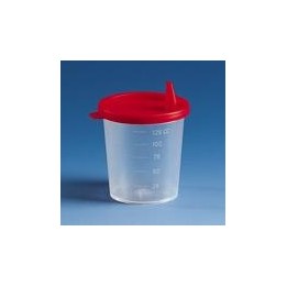 Pojemnik na mocz PP 125 ml bez pokrywki CE-IVD | Hornik
