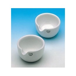 Mörser mit Ausguss, innenglasiert, 70 mm, 45 mm | Hornik