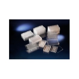 Clear 96-Well Plates, Sterile, with Lid, 50 pcs. | Hornik