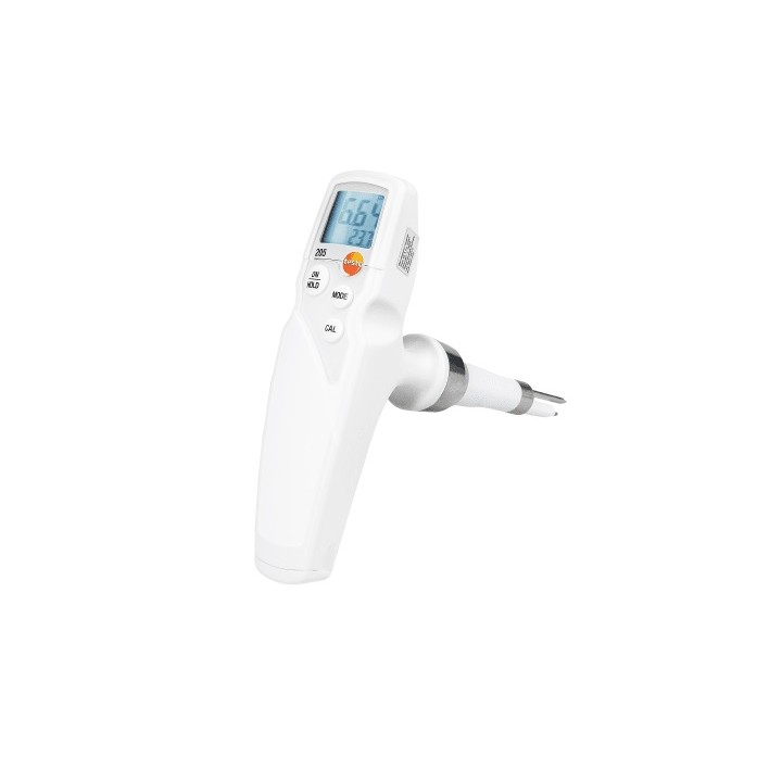 Handheld pH and Temperature Meter testo 205 | Hornik