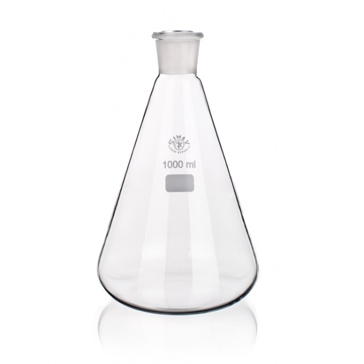 Erlenmeyer Flask 1000 ml 3.3 NS 29/32, Pack of 10 | Hornik