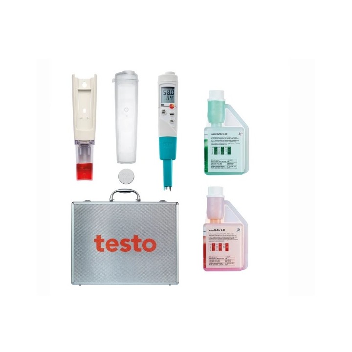 testo 206-pH1 pH and Temperature Starter Set | Hornik