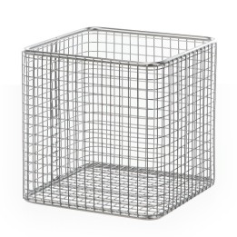 Wire basket 18/10 steel 200x150x150 mm | Hornik