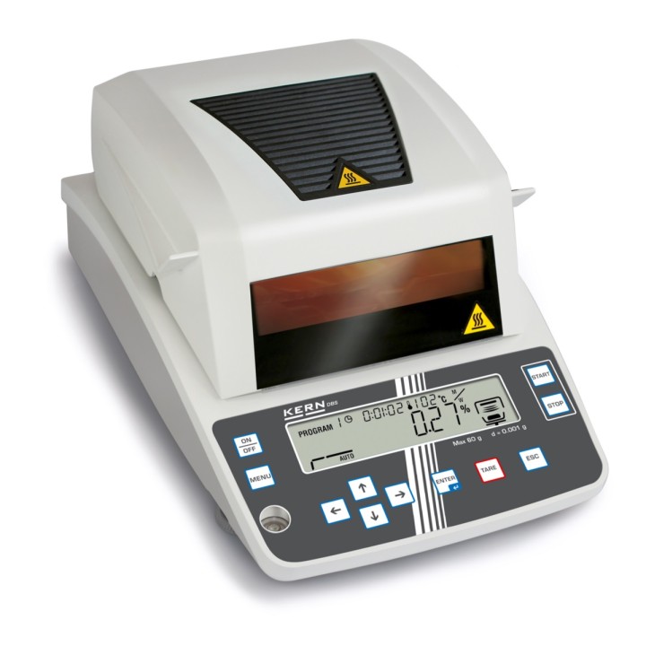 DBS 60-3 Moisture Analyzer, 60 g, 0.001 g | Hornik