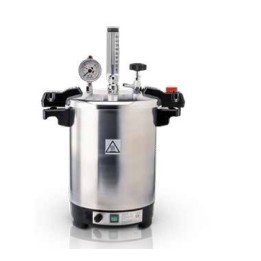 CertoClav EL 18L Steam Sterilizer 125/140°C with Wire Basket