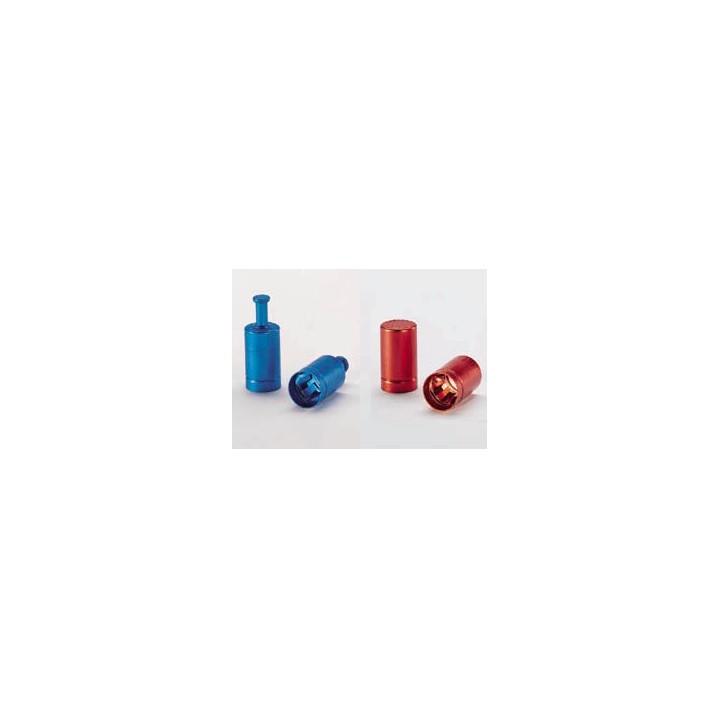 LABOCAP-Caps with handle 17/18 mm red pack 100 pcs.|★★★★★price✓