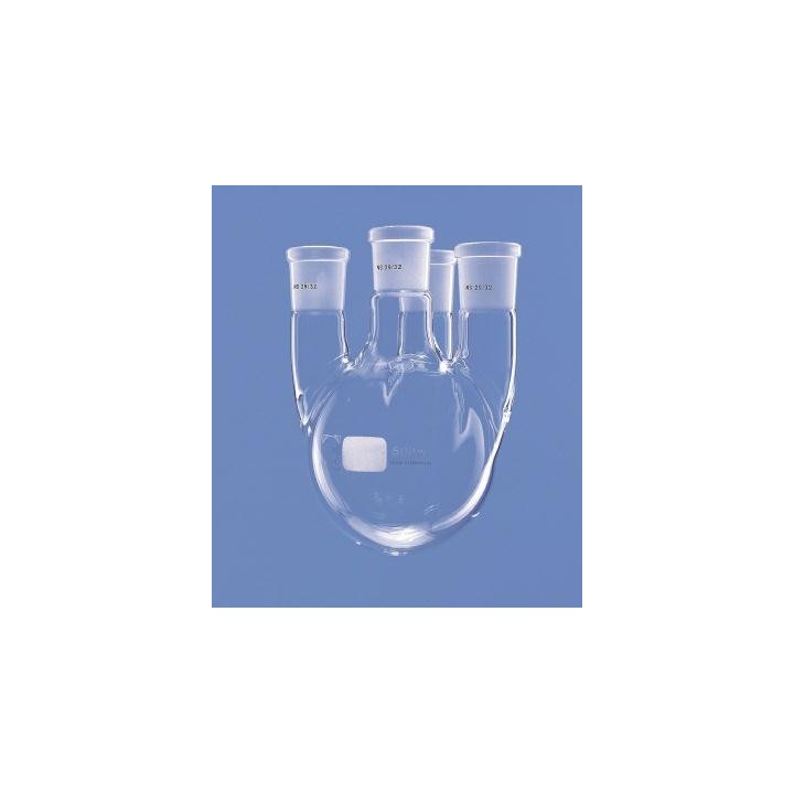 Four-neck round-bottom flask 5000 ml Duran center NS45/40 side NS29/32