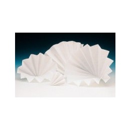 Qualitative Faltenfilter mittelschnell Grade 201F ø 110 mm 80 g/m2 VE 100 Stck.