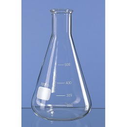 Erlenmeyer flask 500 ml glass 3.3, pack of 6 | Hornik