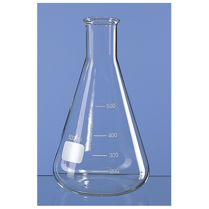 Kolba Erlenmeyera 500 ml szkło 3.3, 6 szt. | Hornik