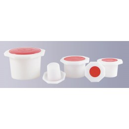 Octagonal Stopper plastic NS 60/46 PE-HD pack 10 pcs.