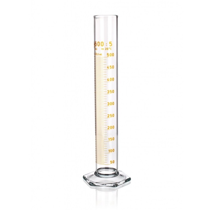 Messzylinder 500 ml, Glas 3.3, Klasse B | Hornik