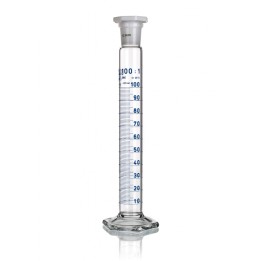 Cylinder miarowy 100 ml, szkło 3.3, klasa A | Hornik