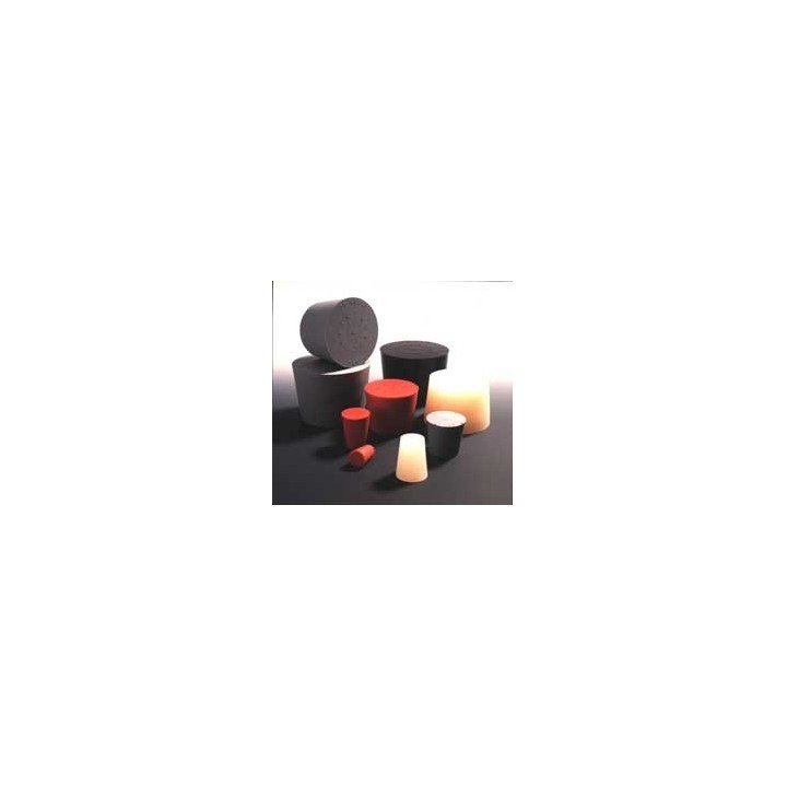 NBR-Stopfen schwarz 50,5/59,5 mm, Höhe 45 mm, 5 Stck. | Hornik