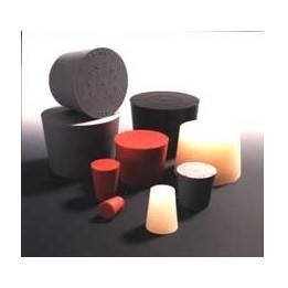 NBR stopper, black, Ø 87/100 mm, height 65 mm | Hornik