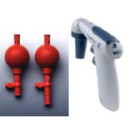 Gummiblase 300 mm PTFE Adapter und Glashahn